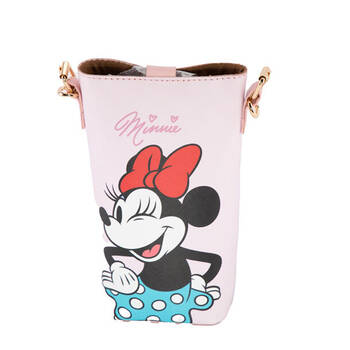 Disney Mickey PVC Kids Shoulder/Phone Bag 9.5x18cm - Pink