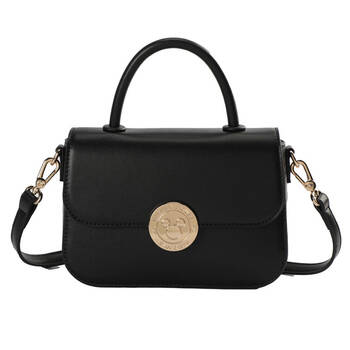 Disney Mickey PU Leather Shoulder Handbag 20x15cm - Black