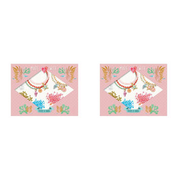 2PK Djeco You & Me Sea Multi Wrap Beads Set Jewellery DIY Kit 6y+
