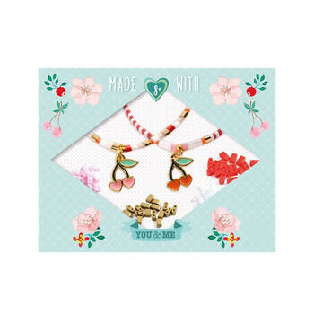 Djeco You & Me Tila & Cherries Beads Set Jewellery DIY Kit 8y+