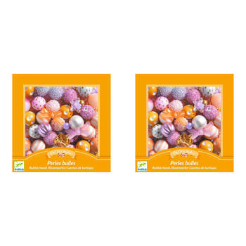 2PK Djeco Gold Bubble Beads 15x15cm Craft Kit Kids/Children 4y+