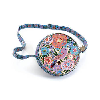 Djeco 18cm Bird Round Handbag Cotton/Poly Travel Pouch 4y+