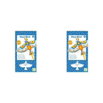 2PK Djeco Maxi Bird Shape Flying Giant Kite Toy Kids/Children 5y+