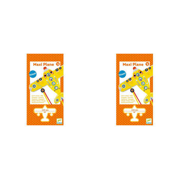 2PK Djeco Maxi Plane Shape Flying Giant Kite Toy Kids/Children 5y+