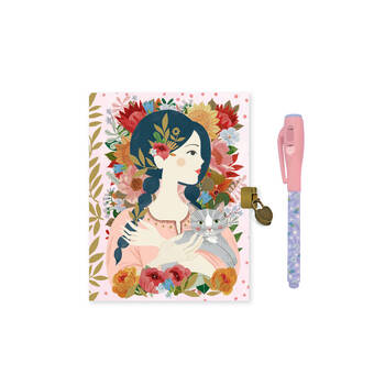 Djeco Oana Secret Notebook w/ Magic Pen Stationery 5y+