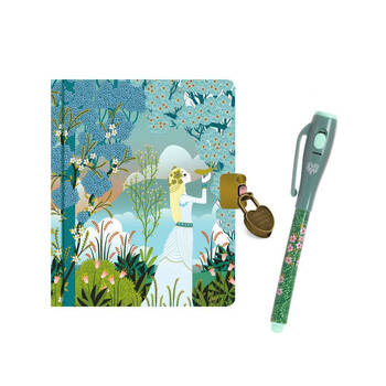 Djeco Charlotte Little Secret Notebook w/ Magic Pen Stationery 8y+