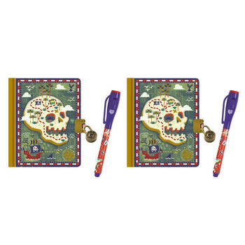 2PK Djeco Steve Little Secret Notebook w/ Magic Pen Stationery 8y+