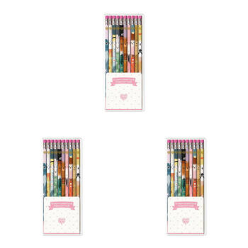 30pc Djeco Lucille Eraser Tipped Pencils Kids/Children 3y+