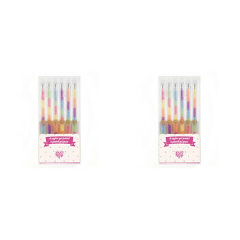 12pc Djeco Pastel Rainbow Gel Pens Kit Kids/Children 4y+