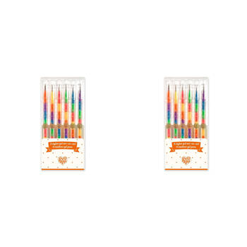 12pc Djeco Rainbow Multi-Coloured Gel Pens Kids/Children 3y+