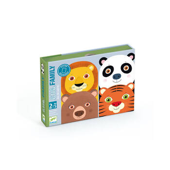 Djeco Little Family Animal Pairing Card Game Toddler 2.5y+