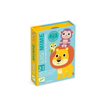 Djeco Little Mime Animal Imitating Card Game Toddler 2.5y+