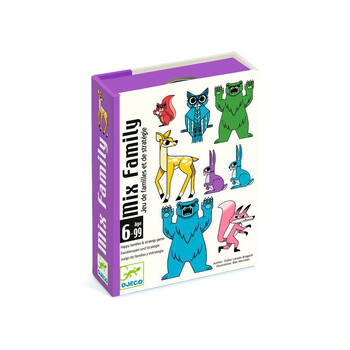 37pc Djeco Mix Family Strategy Card Game Set Kids 6y+