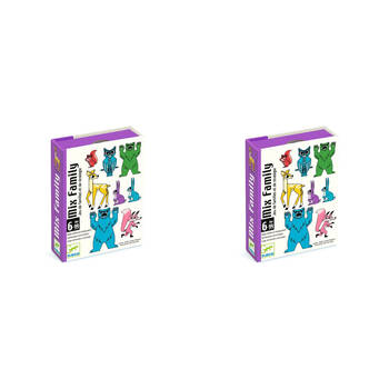 74pc Djeco Mix Family Strategy Card Game Set Kids 6y+