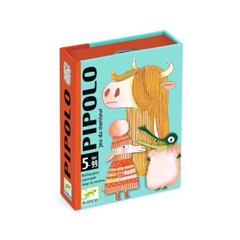 Djeco Pipolo Bluffing Card Game Kids/Children Play 5y+