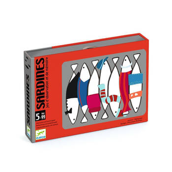 Djeco Sardines Memory Card Deck Game Kids/Children 5y+