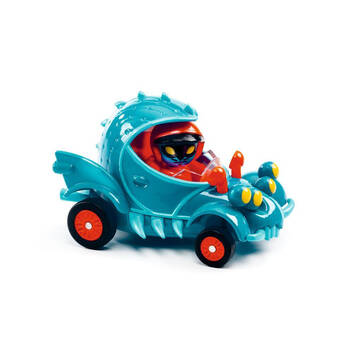 Djeco Funny Beast Crazy Motors Kids Miniature Toy Car 3y+/7x4x4cm Aqua/Red