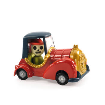 Djeco Red Skull Crazy Motors 4x7cm Kids Play Toy 3y+