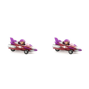 2PK Djeco Miss Burgundy Crazy Motors 4x9cm Kids Play Toy 3y+