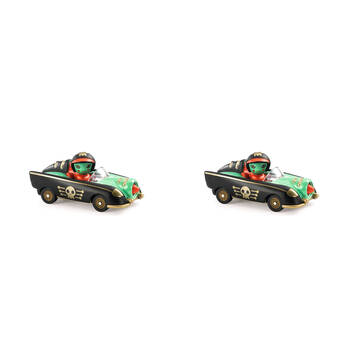 2PK Djeco Pirate Wheels Crazy Motors 4x7cm Kids Play Toy 3y+