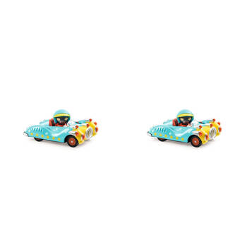2PK Djeco Blue Gun Crazy Motors 4x7cm Kids Play Toy 3y+