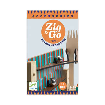 14pc Djeco Zig & Go STEM Kids 14x25cm Fork Play Toy Set 7y+