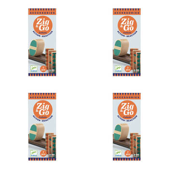 28pc Djeco Zig & Go Culbuto Kids 10x25.5cm Educational Play Toy Set 8y+