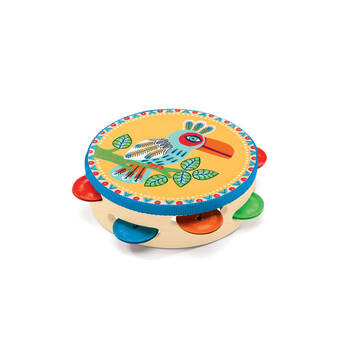 Djeco Animambo Tambourine Kids/Childrens Musical Play Toy 2y+