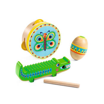 Djeco Animambo Percussion Kids Musical Play Toy Set 18m+