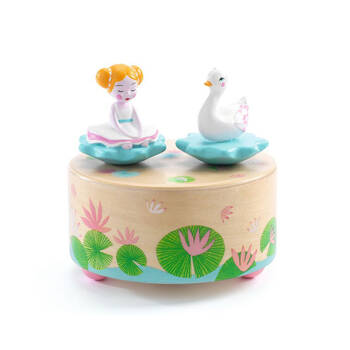 Djeco Wood/Metal 10cm Ballerina Melody Magnetic Music Toy Kids 12m+