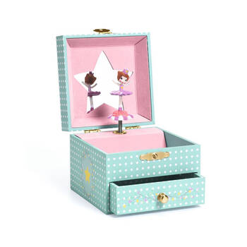 Djeco Delicate Ballerina Music Box 12.4cm Kids Decor Toy 4y+