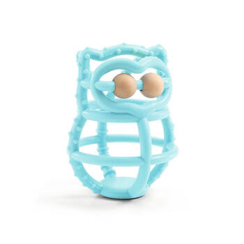 Djeco BabyBoo Silicone Owl Teether w/ Wooden Eyes 0m+
