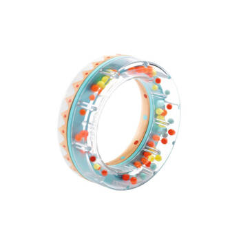 Djeco Baby Wooden Ring Shaker Kids/Children Sensory Toy 3m+