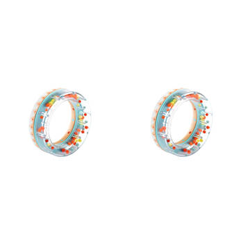 2PK Djeco Baby Wooden Ring Shaker Kids/Children Sensory Toy 3m+