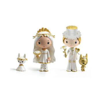 Djeco Marguerite & Léoplold Tinyly Figurines 18x13cm Kids Play Toy 4y+