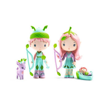 Djeco Lily & Sylvestre Tinyly Figurines 18x13cm Kids Play Toy 4y+