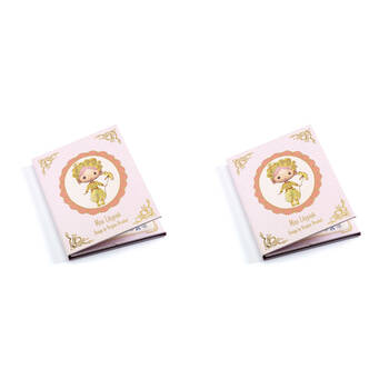 2PK Djeco Miss Lilypink Tinyly Removable Stickers Set Kids 4y+