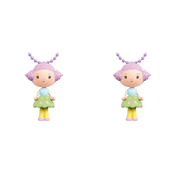 2PK Djeco Tutti Tinyly Necklace Kids Plastic 13cm Fashion Jewellery 4y+