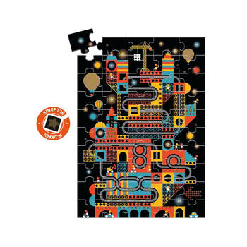 100pc Djeco The Lively City Kinoptik Wizzy Puzzle Kids Game 34x48cm 7y+