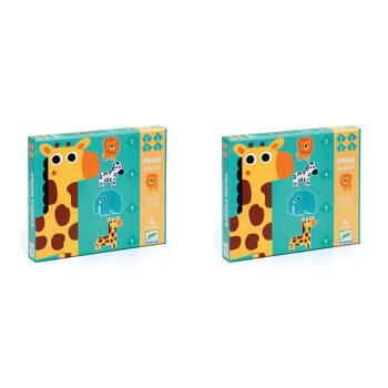 8pc Djeco Jungle  3/4/5/6 Giant Puzzle Set Kids Game 25x21cm 2y+