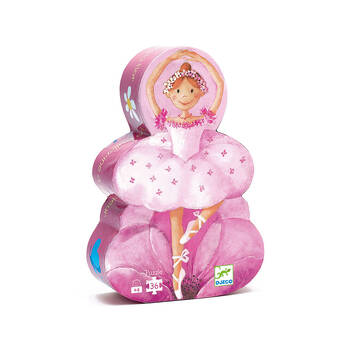 36pc Djeco Ballerina Silhouette Puzzle Kids Game 20x29cm 4y+