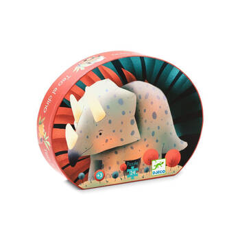 24pc Djeco Teo the Dino Silhouette Puzzle Game 42x30cm 3y+