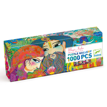 1000pc Djeco Magic India Gallery Jigsaw Puzzle w/ Poster 9y+