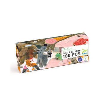 100pc Djeco The Park Gallery Kids Educational Activity Puzzle w/ Poster 5y+