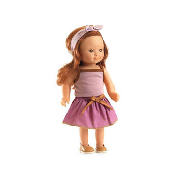 Djeco Lovely Sophie Red Hair Doll 32cm Kids Toy 3y+