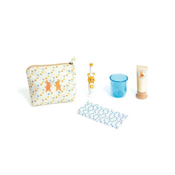 5pc Djeco Doll Toothbrush Set Kids Pretend Play Toy 2y+