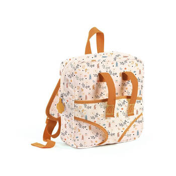 Djeco 2in1 Kids/Children Doll Backpack & Carrier 3y+