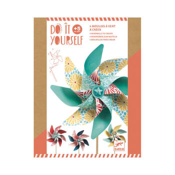 Djeco Do It Yourself Sweet Windmills Kids DIY Kit 5y+
