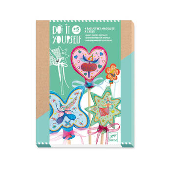 Djeco Do It Yourself Little Fairy Wands Kids DIY Kit 5y+