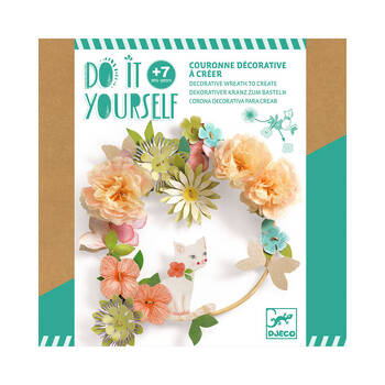 Djeco Do It Yourself Dalia Wreath Kids DIY Kit 7y+